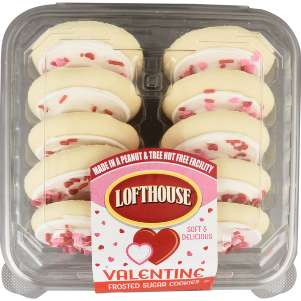 Lofthouse Love! Valentine's Day Frosted Sugar Cookies