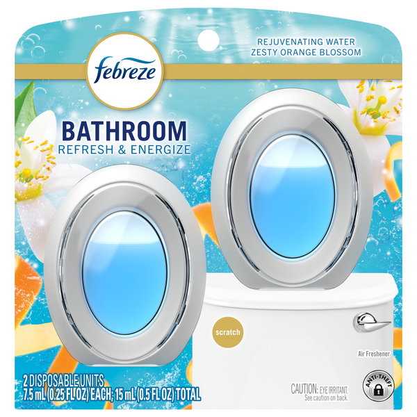 Febreze Small Spaces Refresh & Energize Scent Air Freshener - 2 ct