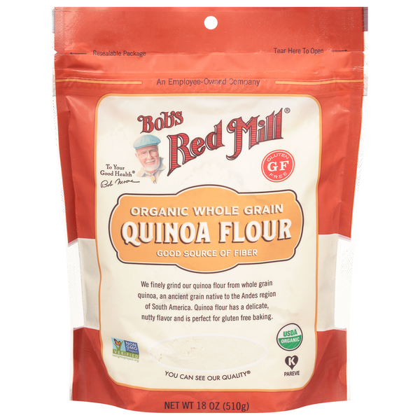 Save on Bob's Red Mill Whole Grain Quinoa Flour Gluten Free Organic Order Online Delivery GIANT
