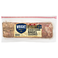 Wright Brand Real Wood Smoked Thick Cut Everything Bagel Seasoned Bacon