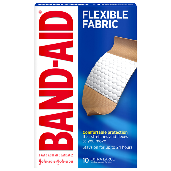 Band-Aid Flexible Fabric Bandages Extra Large