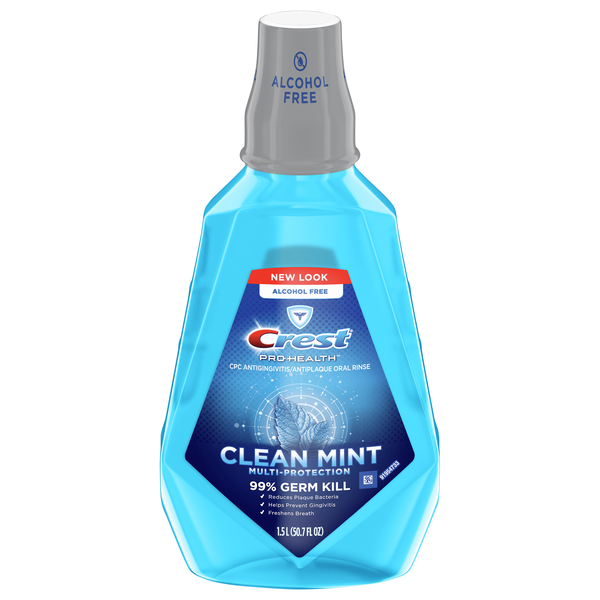 Crest Pro-Health Oral Rinse Multi-Protection Refreshing Clean Mint