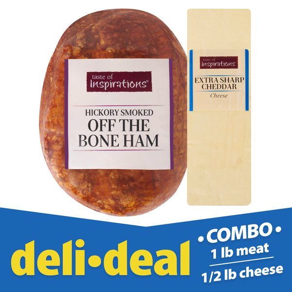 Deli Deal Off the Bone Ham & Sharp Cheddar Cheese