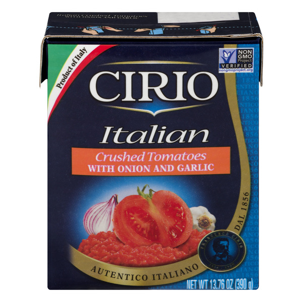 Save on Cirio Italian Crushed Tomatoes With Onion And Garlic Order