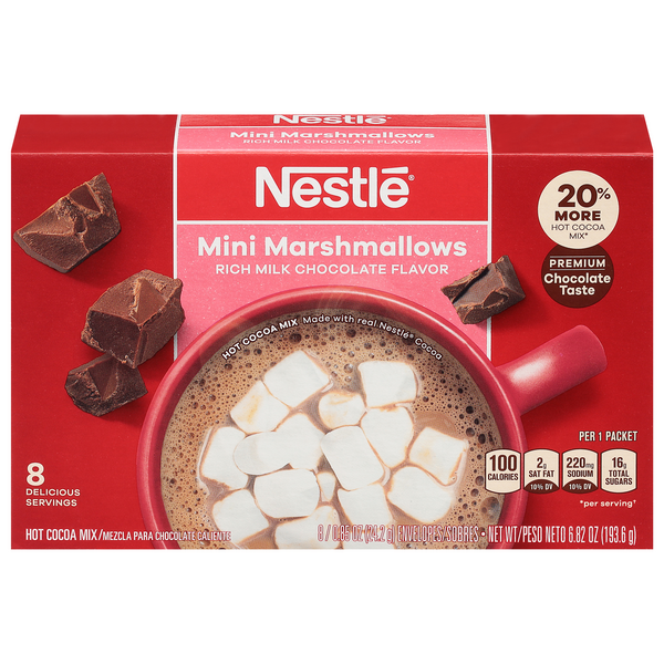 Nestle Mini Marshmallows Hot Cocoa Mix - 8 ct