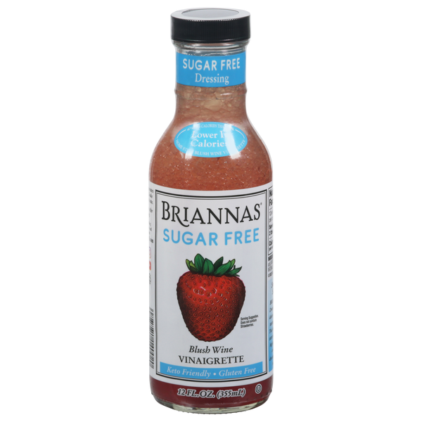 Briannas Sugar Free Blush Wine Vinaigrette Dressing