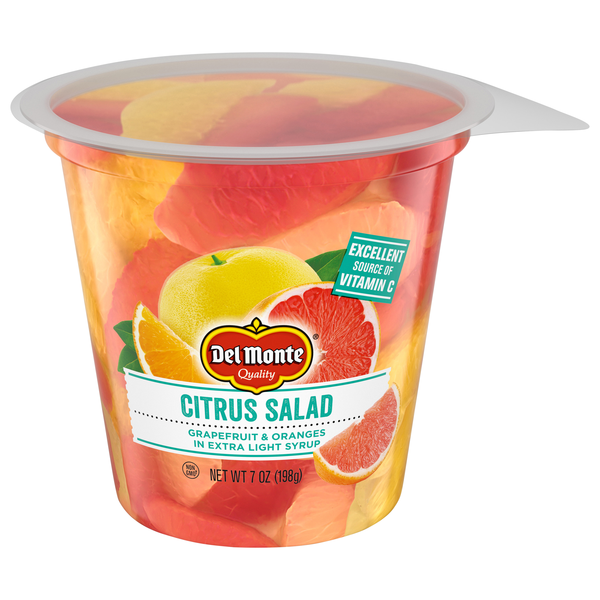 Del Monte Citrus Salad in Extra Light Syrup Cup Fruit Cup