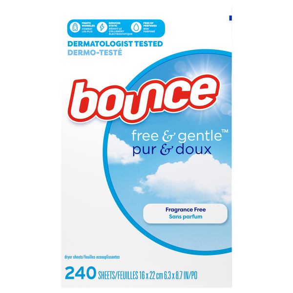 Bounce Free & Gentle Dryer Sheets