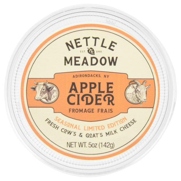 Nettle Meadow Apple Cider Fromage Frais Artisan Cheese