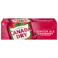 Canada Dry Cranberry Ginger Ale Soda Caffeine Free - 12 pk