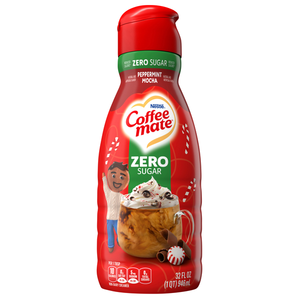 Coffee mate Zero Sugar Peppermint Mocha Flavored Coffee Creamer