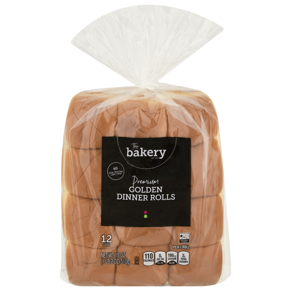 Stop & Shop The Bakery Premium Soft Golden Dinner Rolls - 12 ct