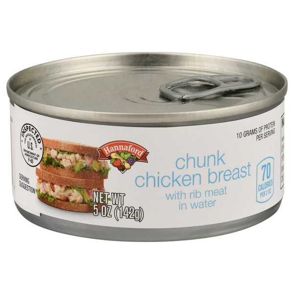 Hannaford Chunk Chicken Breast in Water