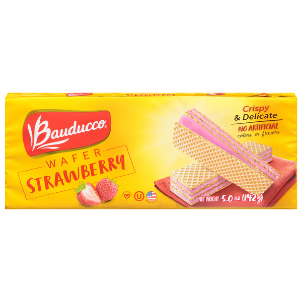 Bauducco Strawberry Wafer Cookies