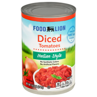Food Lion Italian Style Diced Tomatoes
