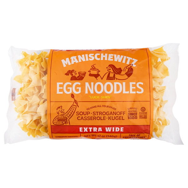 Manischewitz Extra Wide Egg Noodles