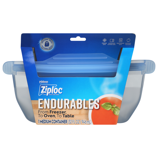 Save on Ziploc Endurables Container Medium 32 oz Order Online Delivery