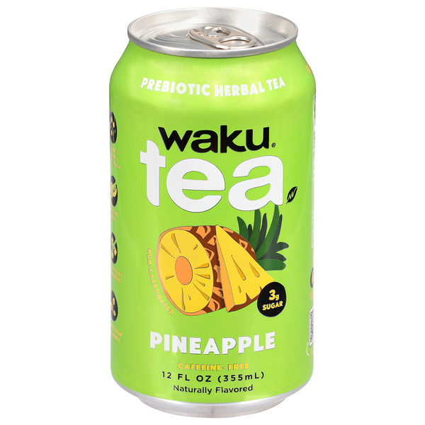 Waku Caffeine Free Pineapple Prebiotic Herbal Tea