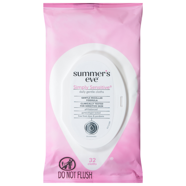 Summer's Eve 5-in-1 Cleansing Cloths Simply Sensitive