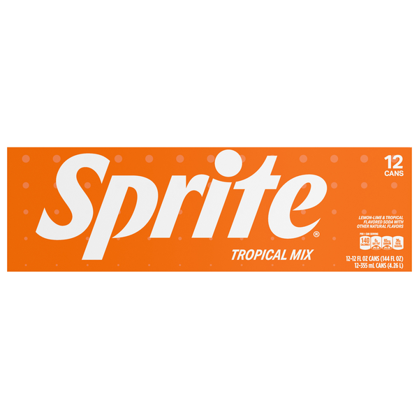 Sprite Tropical Mix Soda - 12 pk