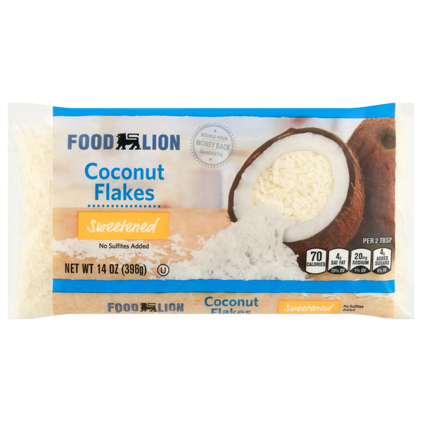 Food Lion Sweetened Coconut Flakes