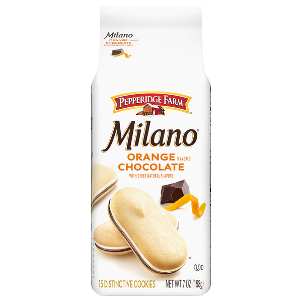 Pepperidge Farm Milano Orange Flavored Chocolate Sandwich Cookies