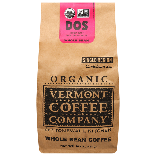 Vermont Coffee Company Organic Caribbean Medium Roast Whole Bean Coffee