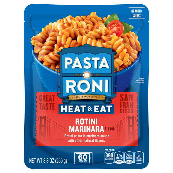 Save on Pasta Roni 60 Second Heat & Eat Rotini Marinara Pasta Mix Order