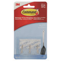 Command Damage-Free Hanging Clear Wire Hooks Small