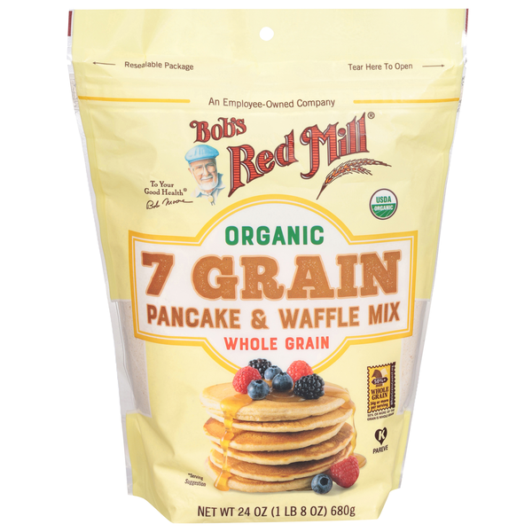 Bob's Red Mill Organic 7 Grain Pancake & Waffle Mix