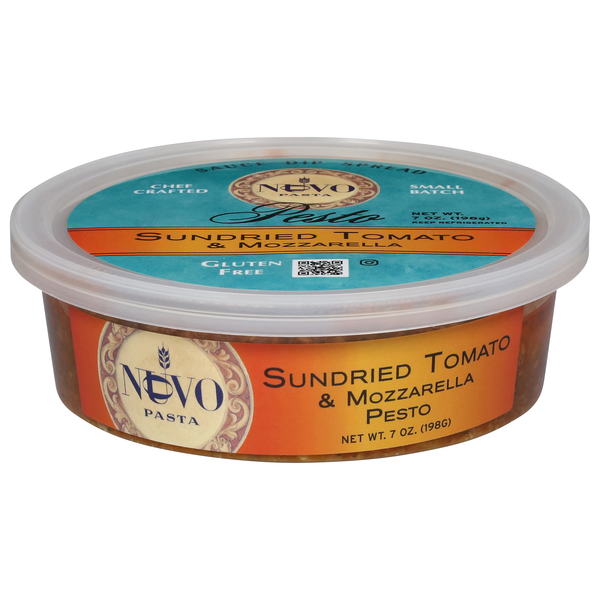 Save on Nuovo Sundried Tomato & Mozzarella Pesto Sauce Gluten Free Order Online Delivery Stop