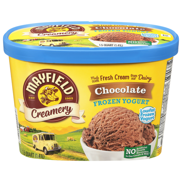 Mayfield Creamery Low Fat Chocolate Frozen Yogurt
