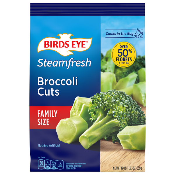 Birds Eye Steamfresh Broccoli Cuts Family Size Frozen