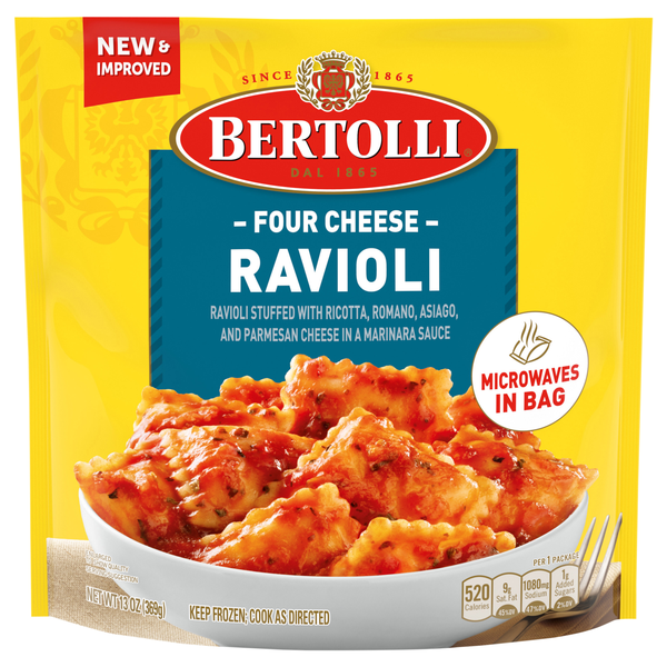 Bertolli Four Cheese Ravioli in Marinara Sauce Frozen Meal