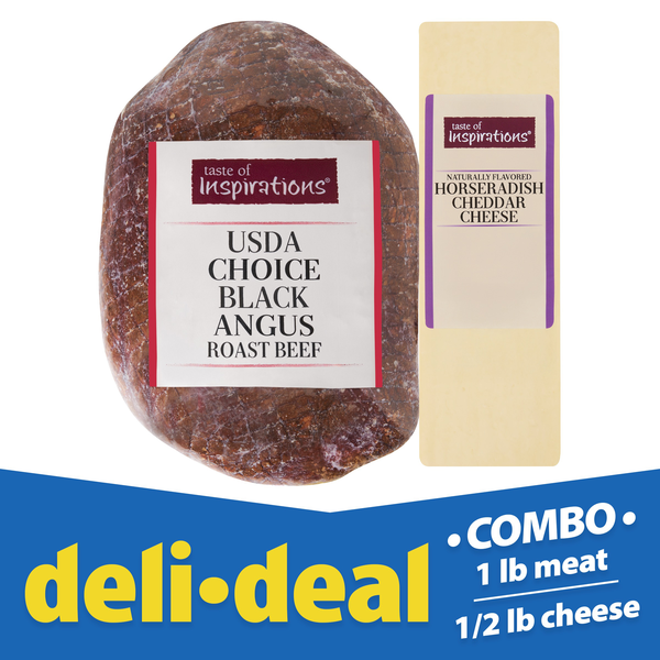 Deli Deal Angus Roast Beef & Horseradish Cheddar Cheese
