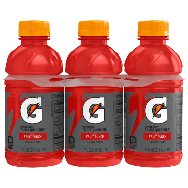 Gatorade Thirst Quencher Sports Drink Fruit Punch - 6 pk