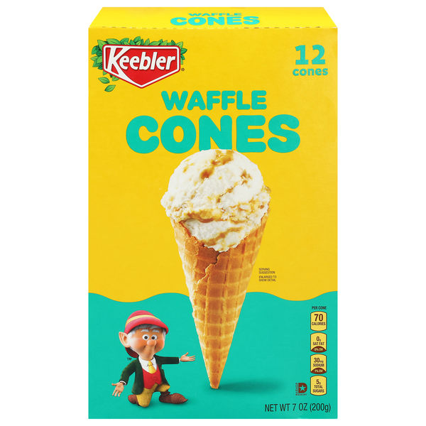 Keebler Waffle Ice Cream Cones - 12 ct