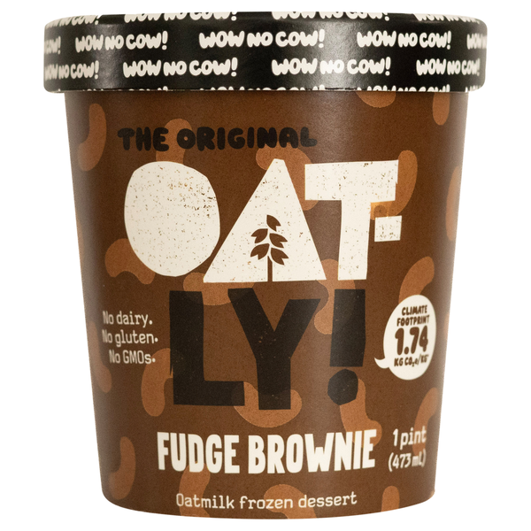 Oatly Non-Dairy Vegan Fudge Brownie Frozen Dessert
