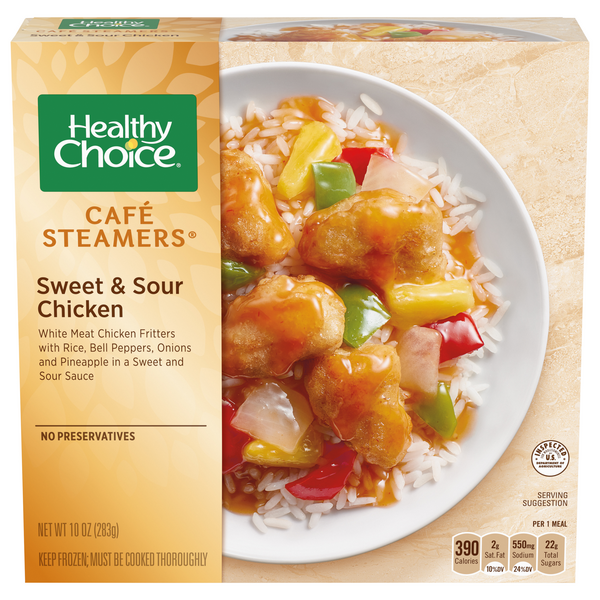 Healthy Choice Cafe Steamers Sweet & Sour Chicken Frozen Meal