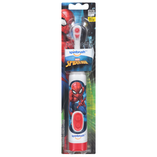 Spinbrush Kid's Spider-Man Soft Powered Toothbrush