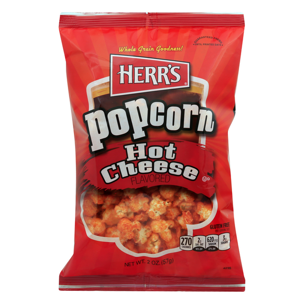 Save on Herr's Popcorn Hot Cheese Flavored Gluten Free Order Online