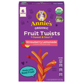 Annie's Organic Sweet & Sour Strawberry Lemonade Fruit Twists - 6 ct