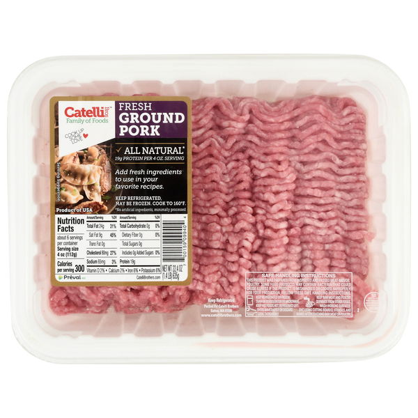 Catelli Bros Ground Pork Fresh