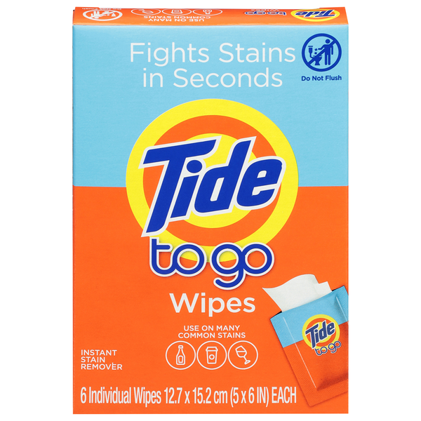 Tide Stain To Go Instant Stain Remover Wipes