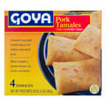 Goya Cuban Style Pork Tamales - 4 ct Frozen