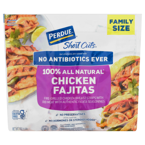 Save on Perdue Short Cuts Chicken Fajitas Family Size Fresh Order