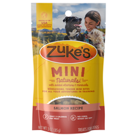 Zuke's Mini Naturals Salmon Recipe Treats for Dogs