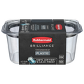 Rubbermaid Brilliance Container with Lid Deep Medium 4.7 Cups