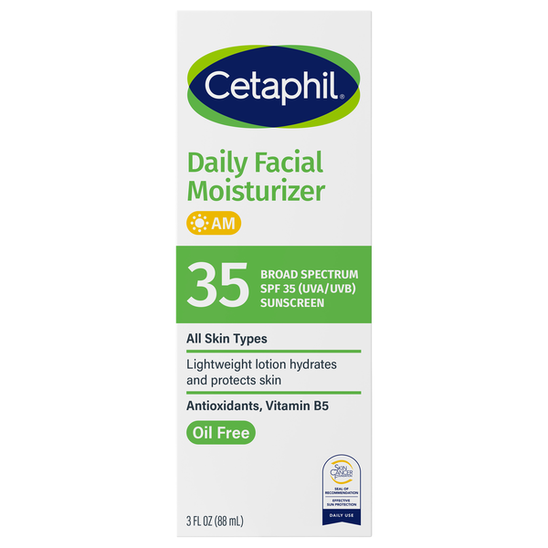 Cetaphil Daily Oil-Free Facial Moisturizer with Sunscreen SPF 35
