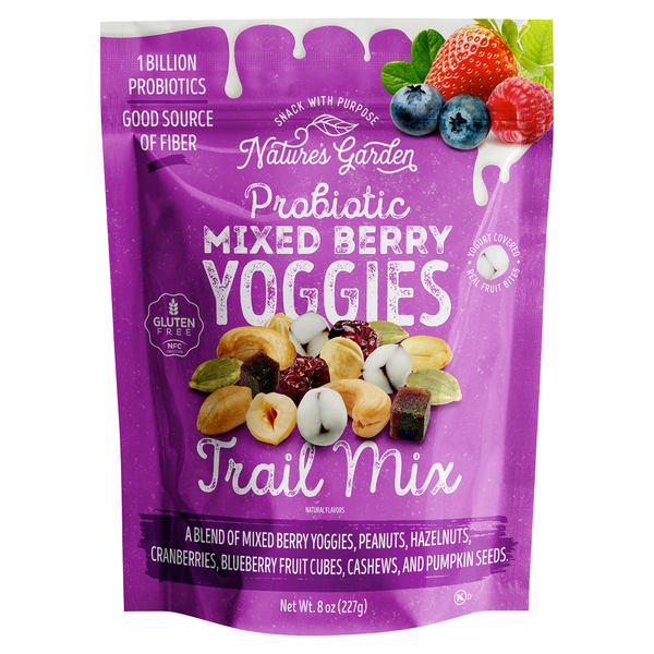 Nature's Garden Yoggies Probiotic Mixed Berry Trail Mix